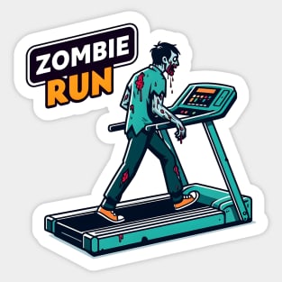 Zombie Run Sticker